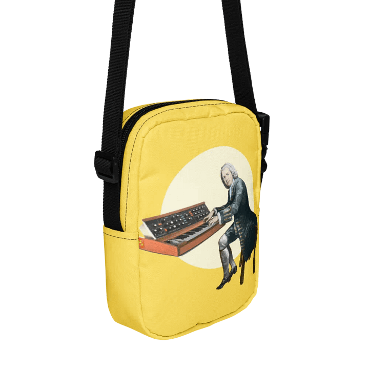 Prelude and Moogue by Frank Fonik (Minimoog), Techno EDM Utility Crossbody Bag product image (2)