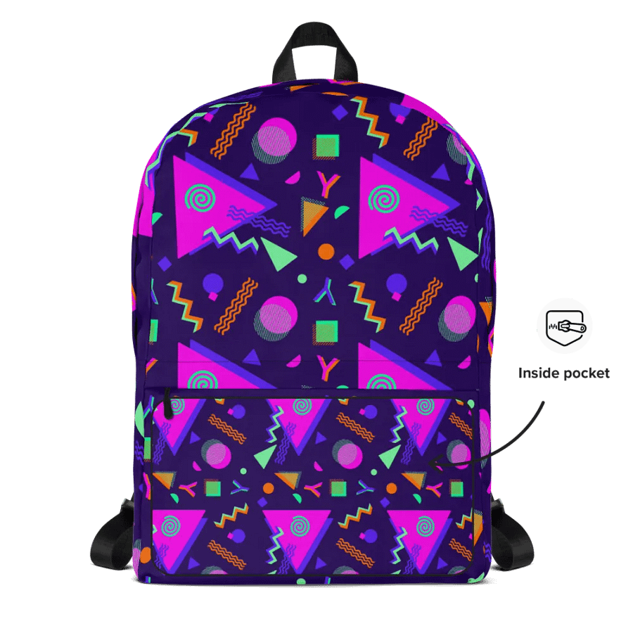 Arcade Dreams Scrunchie Retro Backpack product image (11)