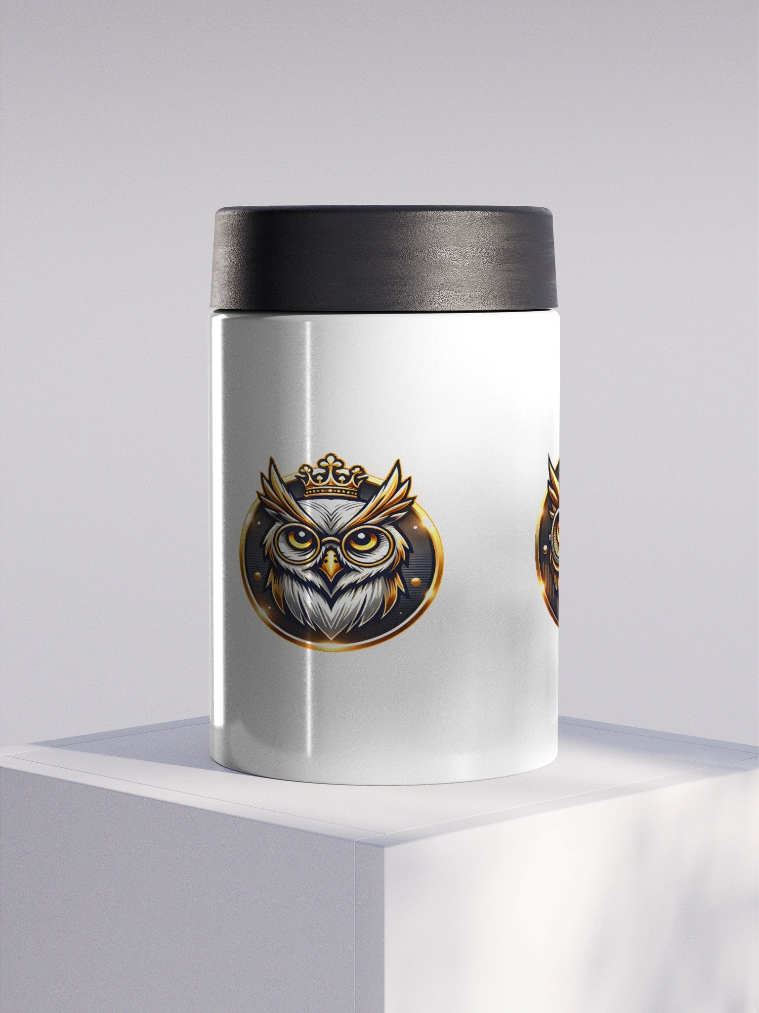 Wise Owl Trio Stainless Steel Koozie product image (1)