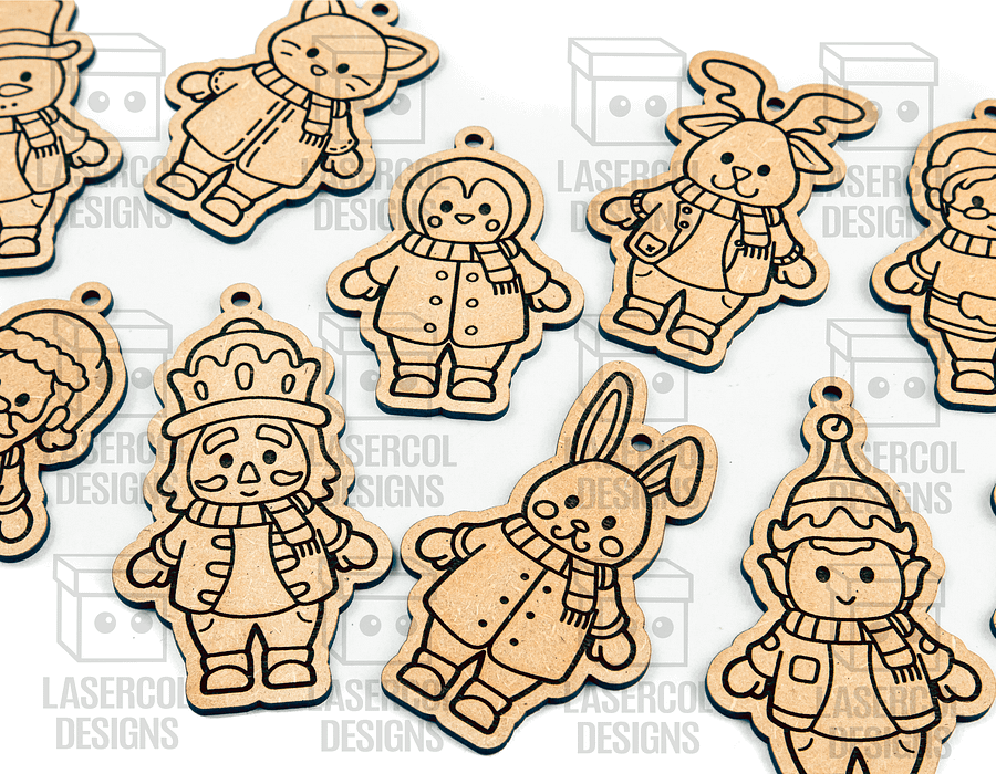 Christmas Ornaments - Laser Cut Files product image (8)