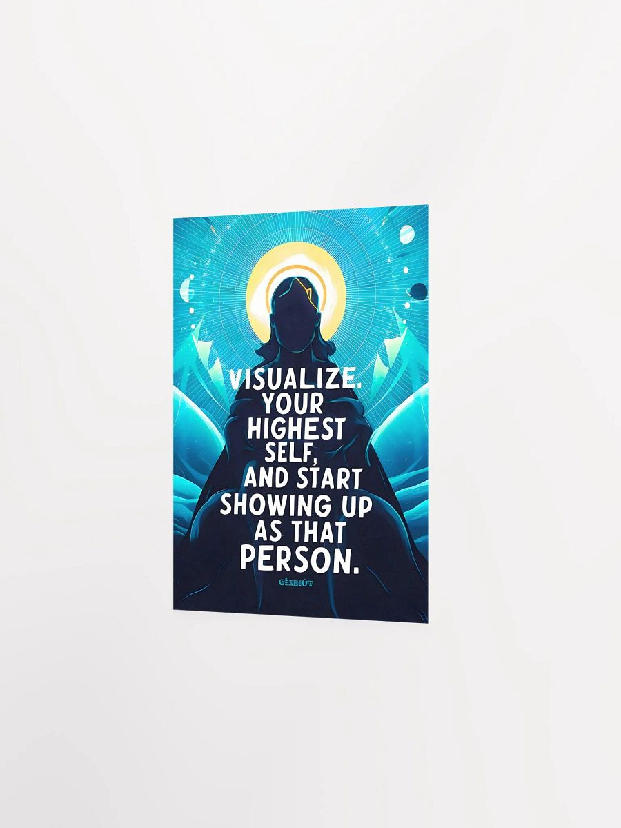 Visualize Your Highest Self - Motivational Quote Poster product image (5)