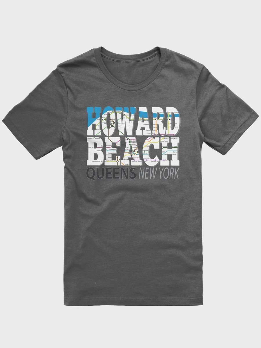 Fun Cool Howard Beach Queens New York with Subway Map T-Shirt product image (3)