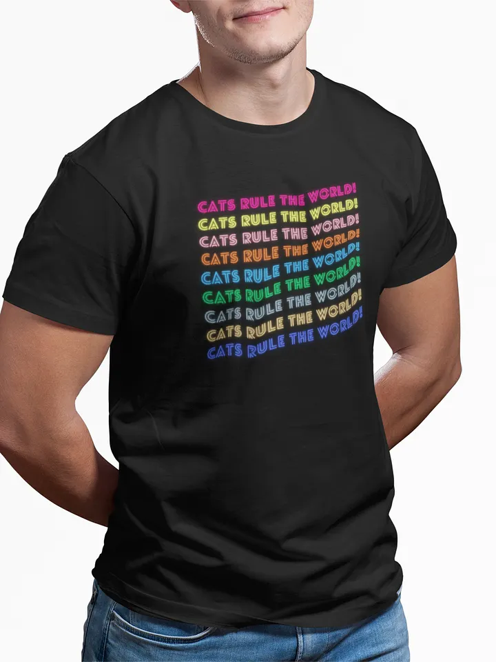 Rainbow Cat Power T-Shirt product image (2)