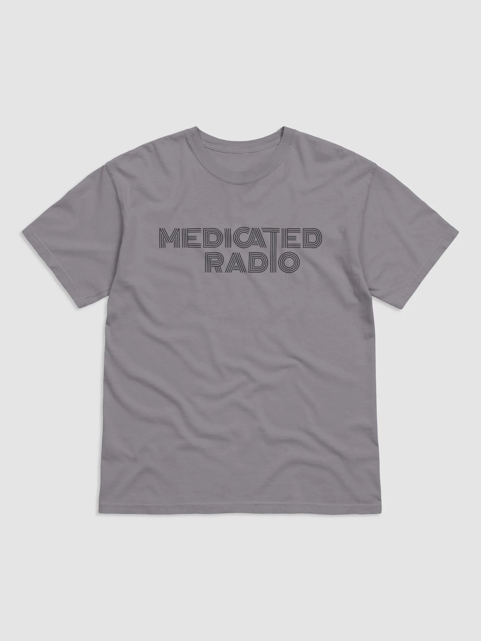 Medicated Radio T-Shirt Black Logo product image (1)