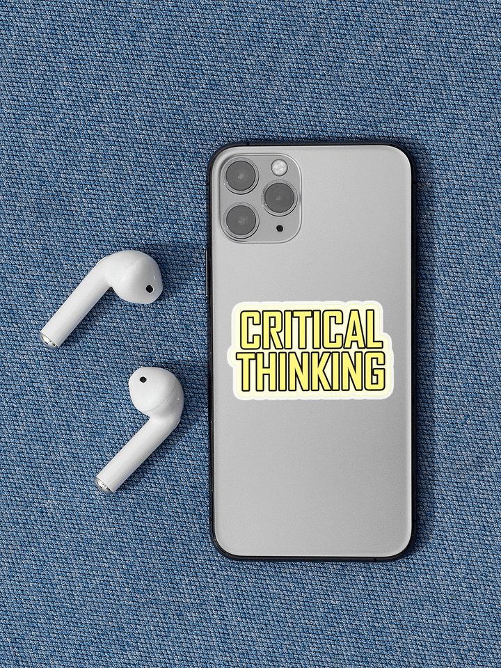 Promote Critical Thinking Now - Sticker product image (2)