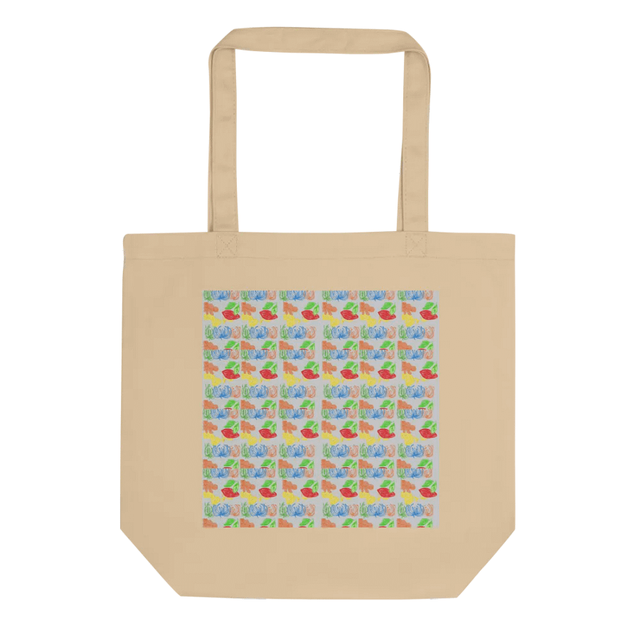 Blossom Grid Eco-Friendly Tote product image (1)