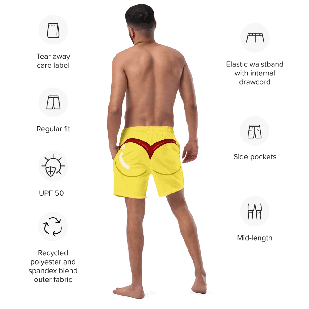 Lil Yellow Guy Th0ng Butt Swim Trunks product image (11)