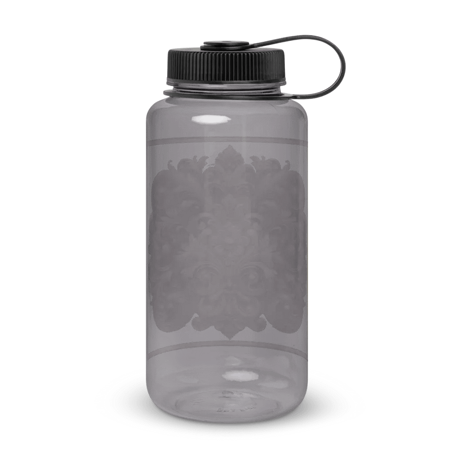 Ornate Metallic Floral Water Bottle product image (2)