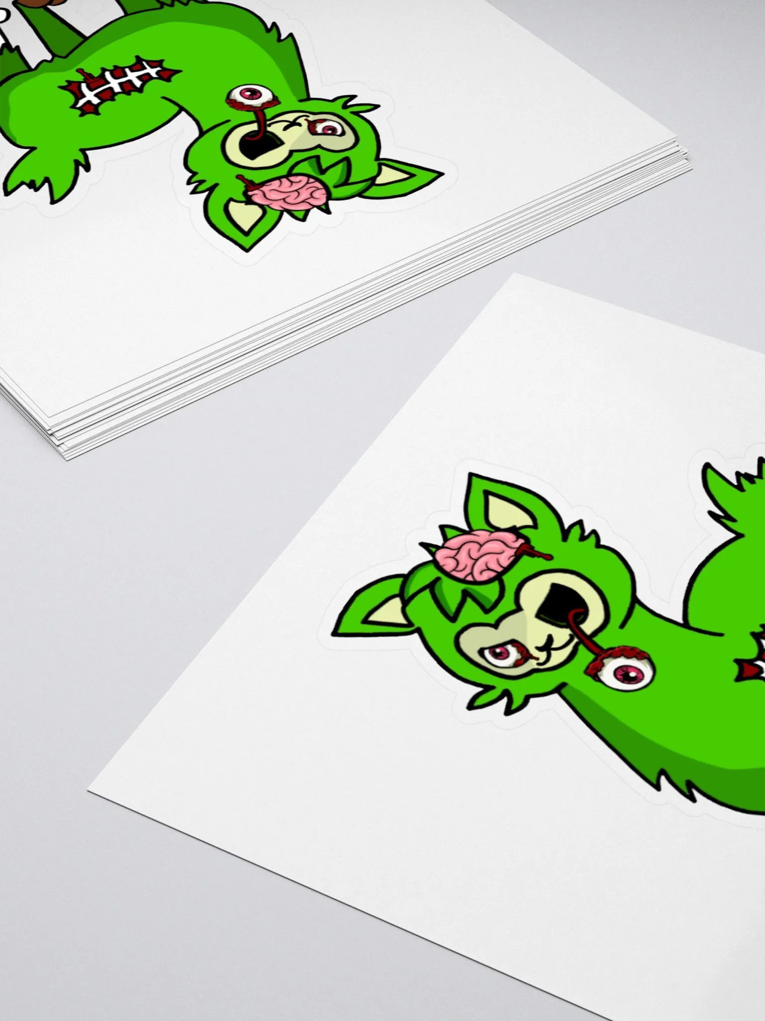 Zombie Alpaca Sticker product image (4)