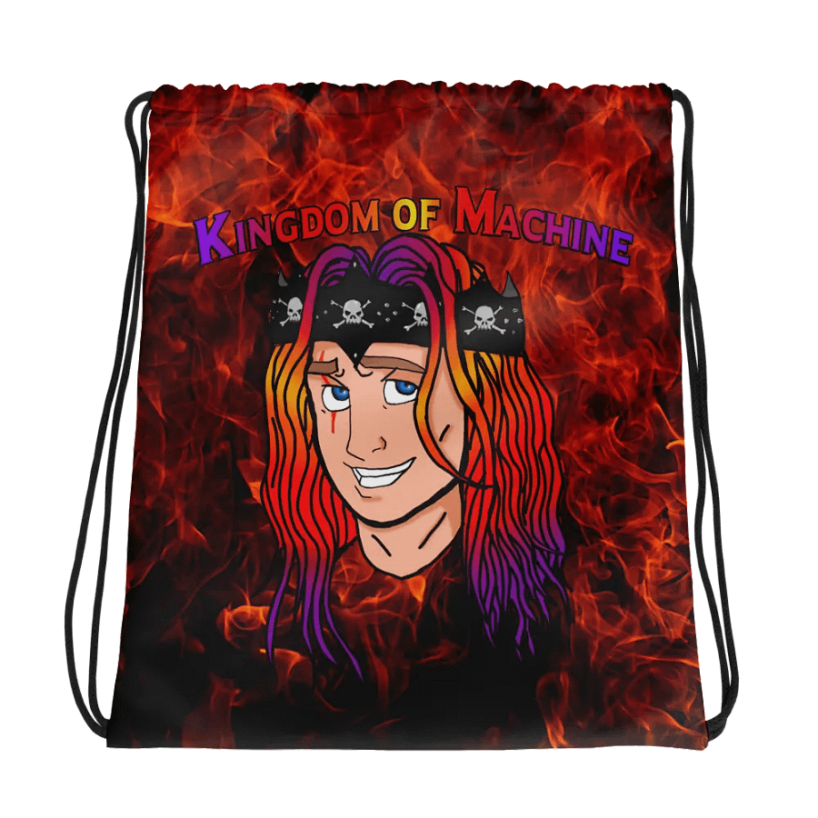 evil king drawstring bag product image (1)