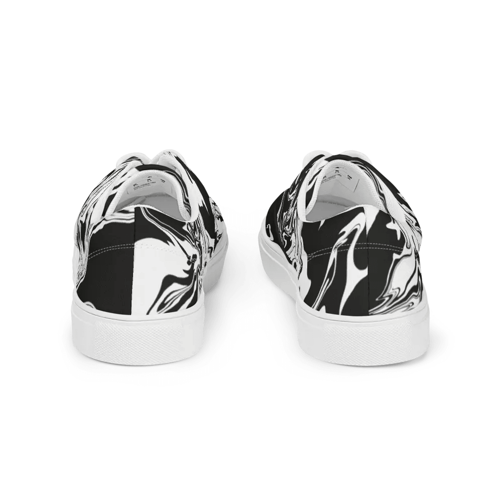 Monochrome Swirl Lace-Up Shoes product image (5)