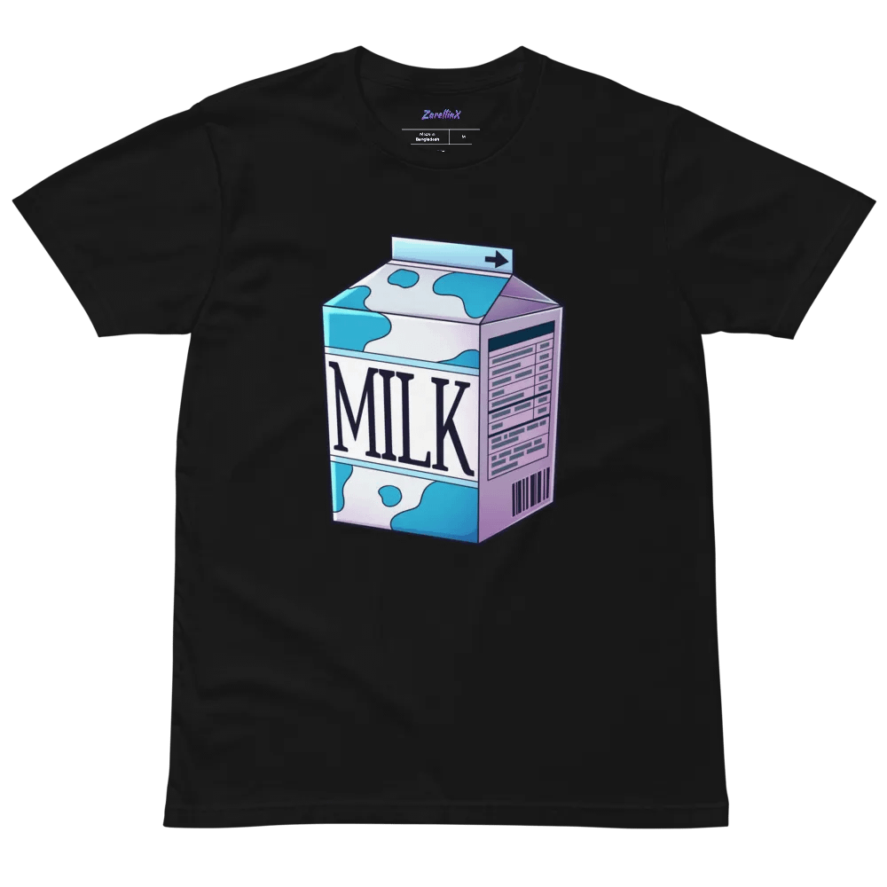 Moo-licious Milk Carton Unisex T-Shirt product image (18)