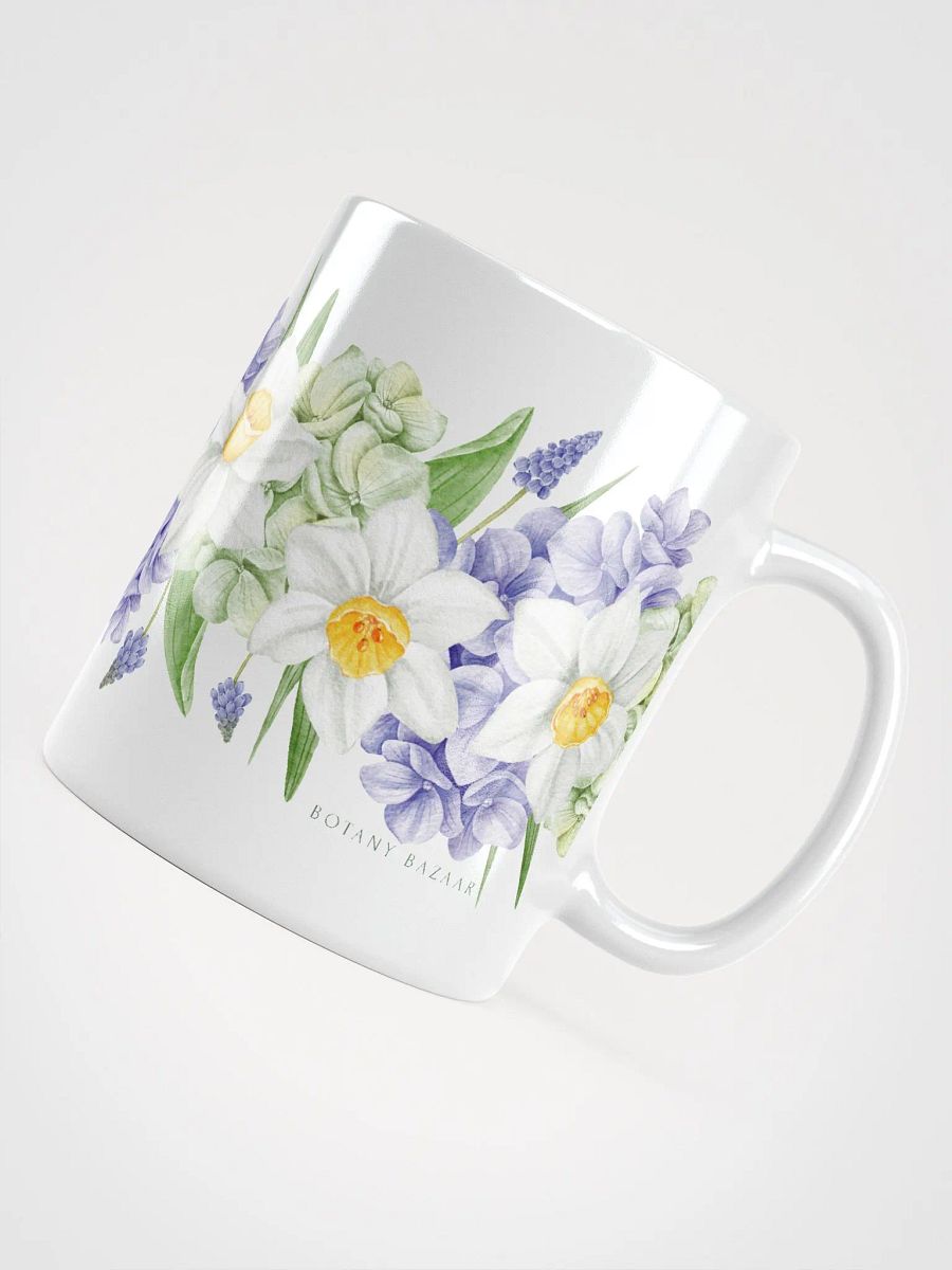 Floral Symphony White Glossy Mug product image (7)