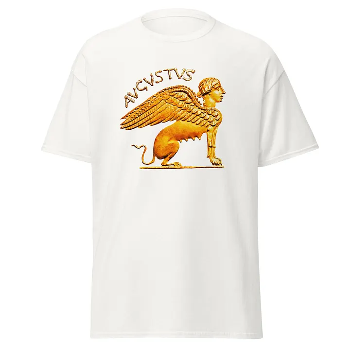 Augustus Octavian Sphinx Ancient Rome 27 BC, White T-Shirt product image (1)