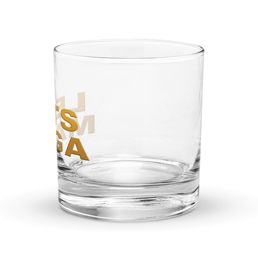 Golden 'LETS MAGA' Rocks Glass product image (6)
