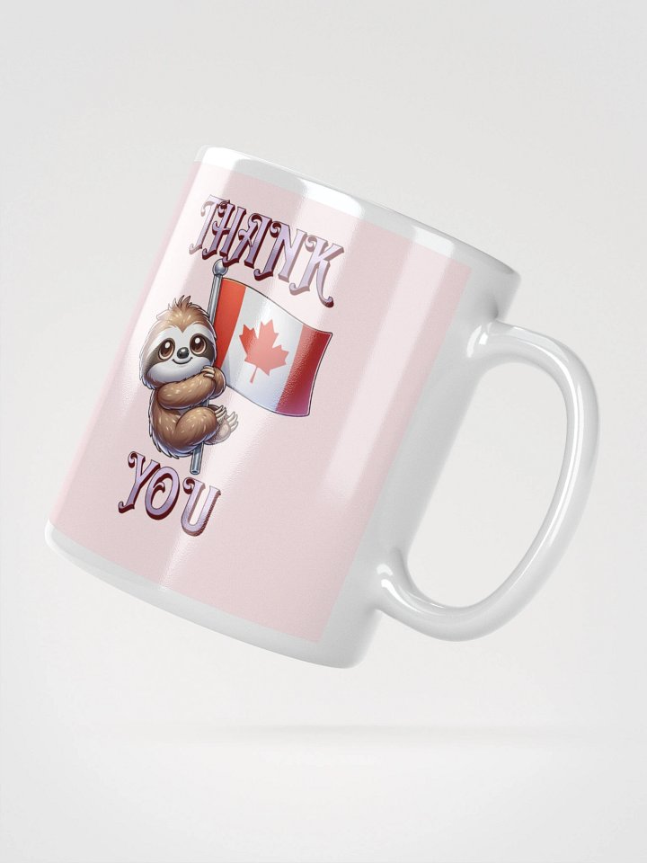 THANK YOU SLOTH CANADA FLAG product image (2)