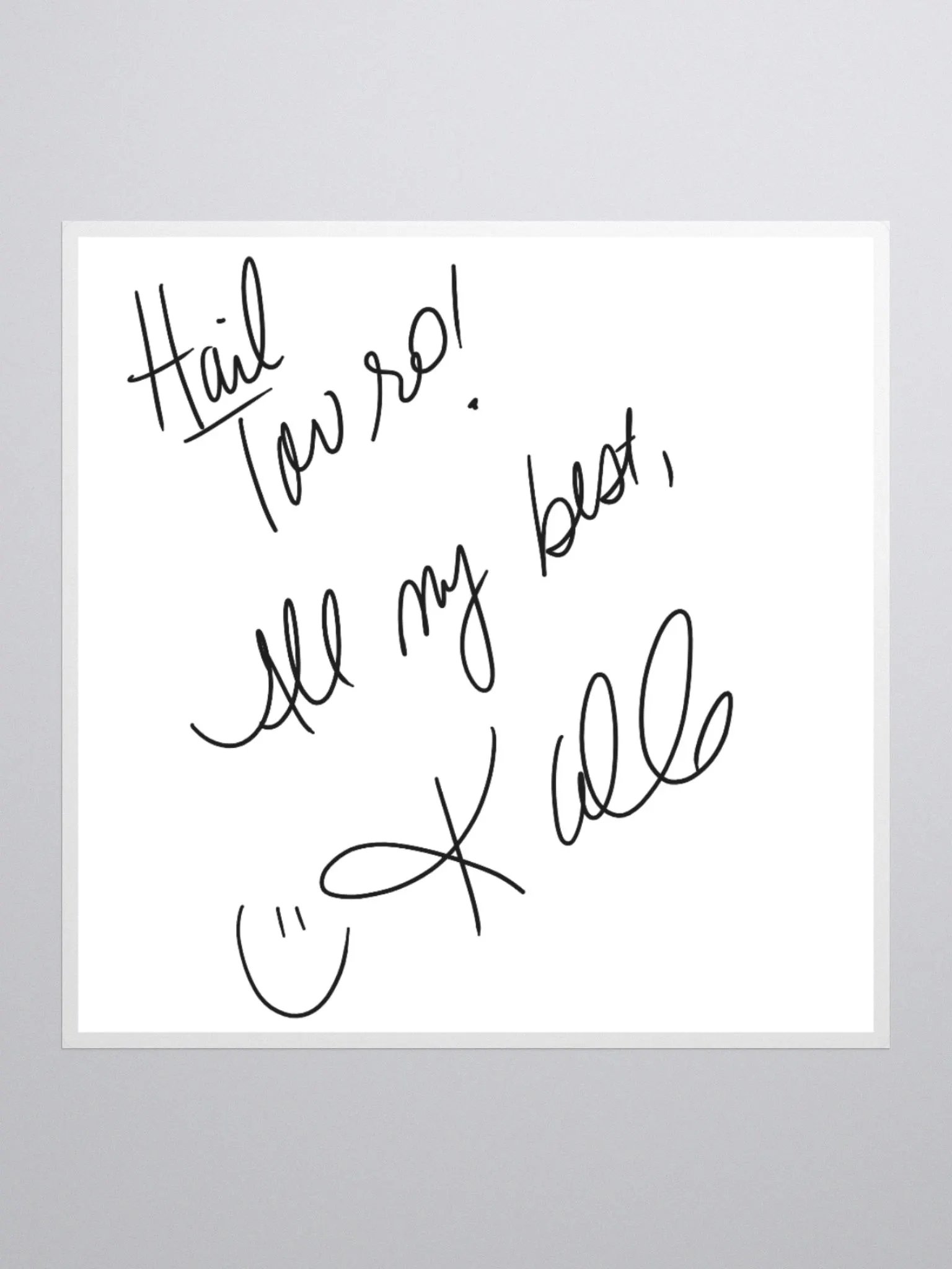 Digitally Signed Arcana Bookplate Sticker product image (1)