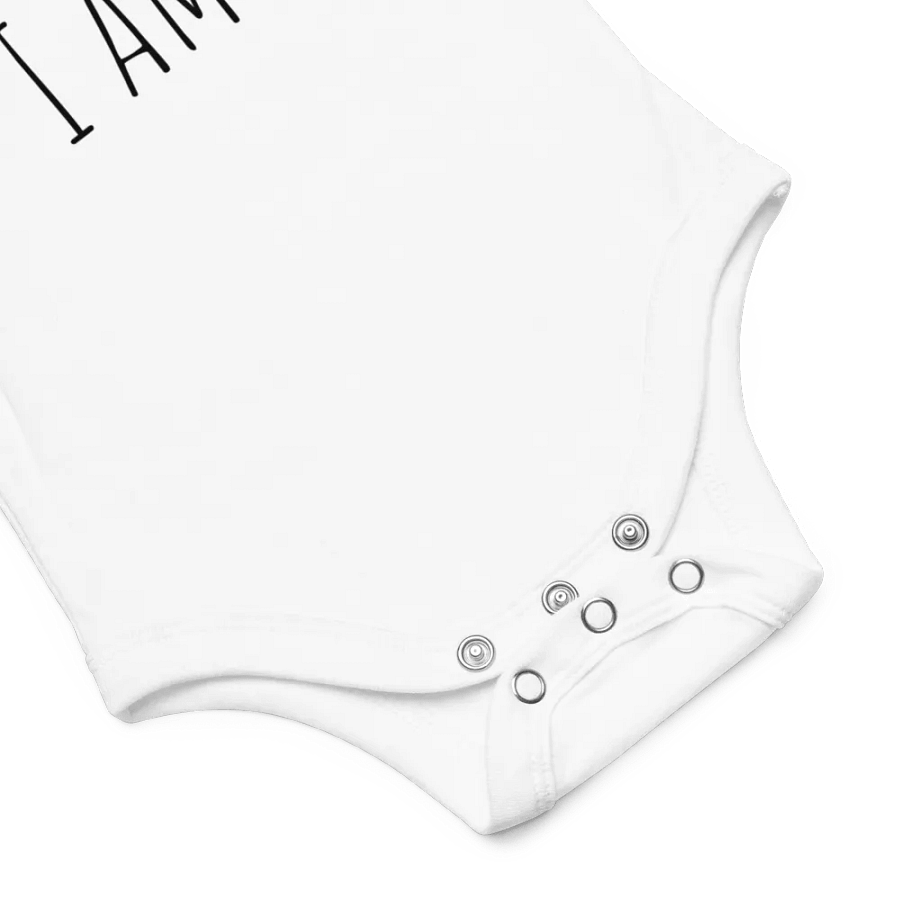 I Cry, Therefore I Am, Funny Quote Baby Bodysuit product image (3)