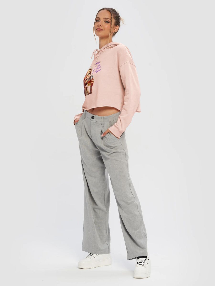 Rules are Sip, Smile & Repeat - Ladies' Crop Top Hoodie product image (32)