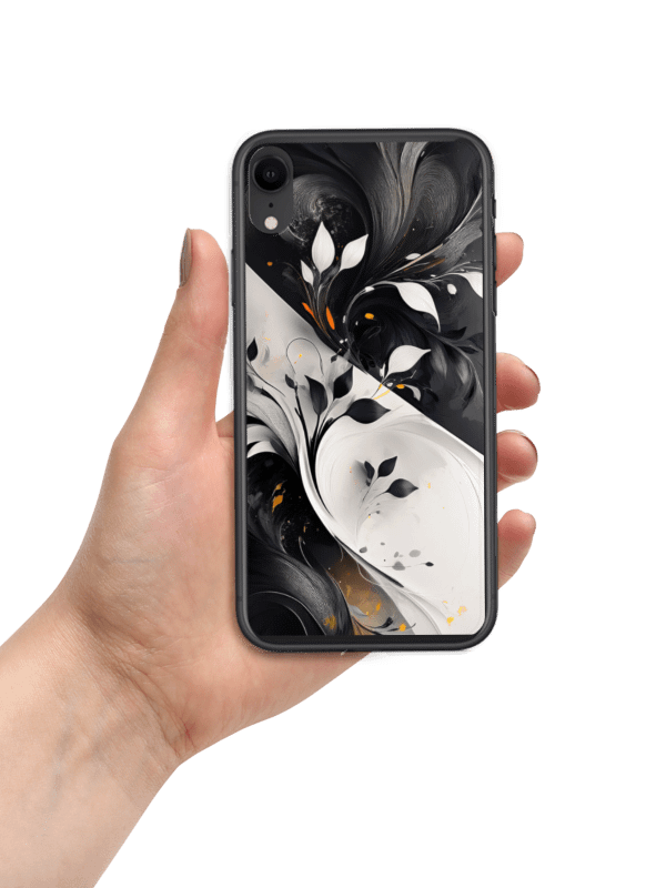 Swirling Leaves iPhone Clear Case iphone 7 to 16 product image (3)