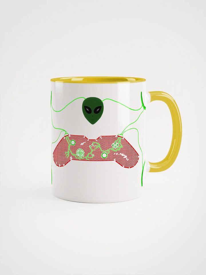 Galactic Green Alien Ceramic Mug product image (1)