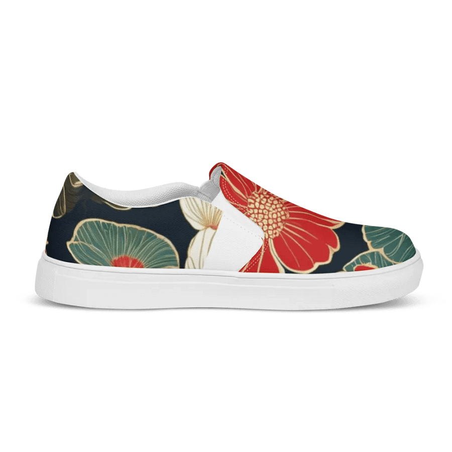 Floral Bliss Slip-On Canvas Shoes product image (10)