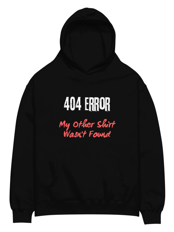 404 T-shirt Unisex Premium Oversized Hoodie product image (2)