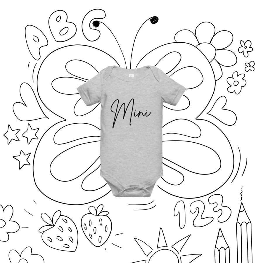Mamma and mini matching unisex onesie product image (23)