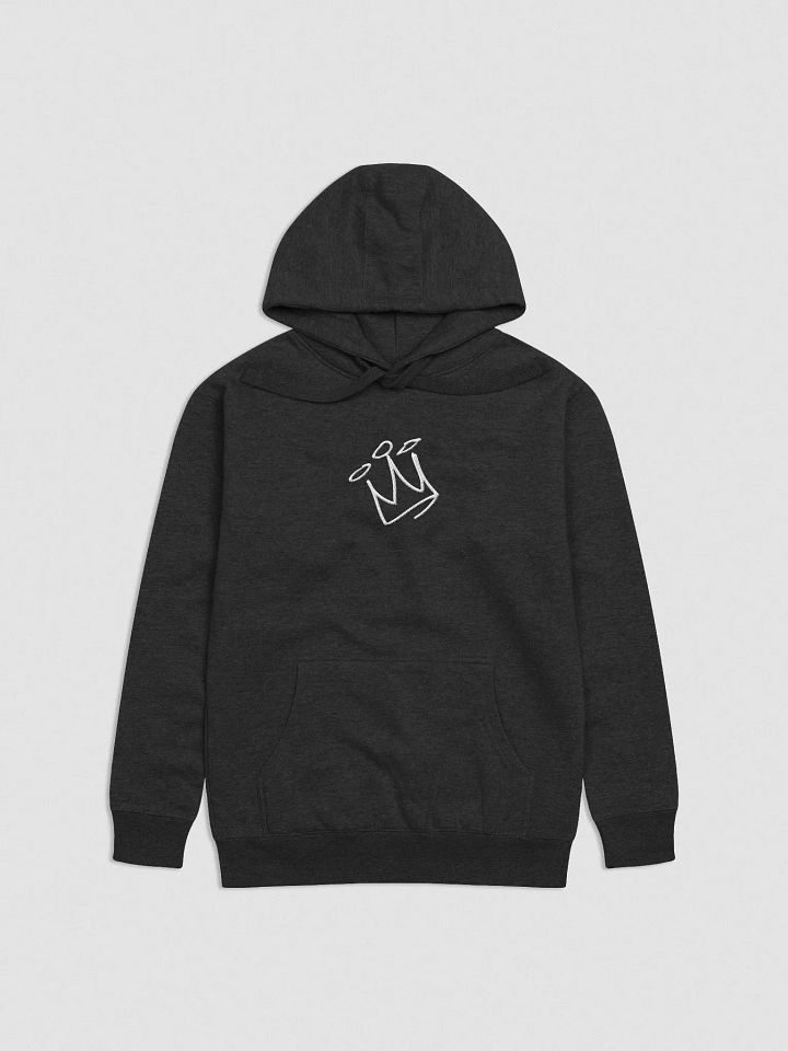 YourBoyJun's Hand-Drawn Crown Hoodie: Elevate Your Style with Regal Elegance product image (1)