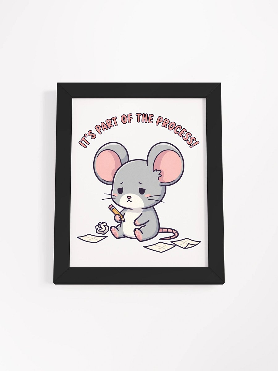 Messy Mouse Doodler Framed High-Quality Matte Poster product image (1)