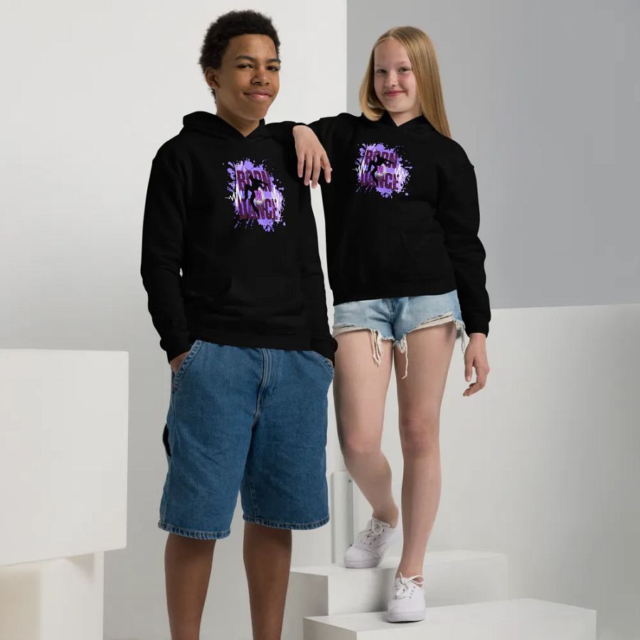 Born to Dance His Silhouette Youth Hoodie product image (5)