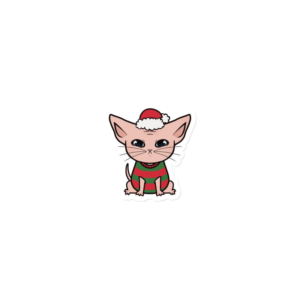 Christmas Kitty Magnet product image (1)