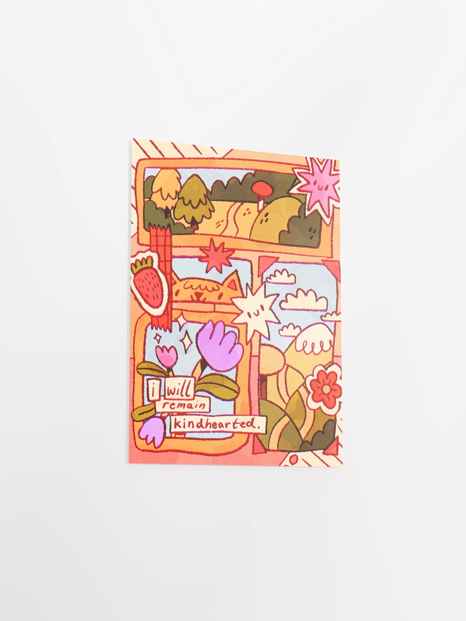 I Will Remain Kindhearted Print product image (4)