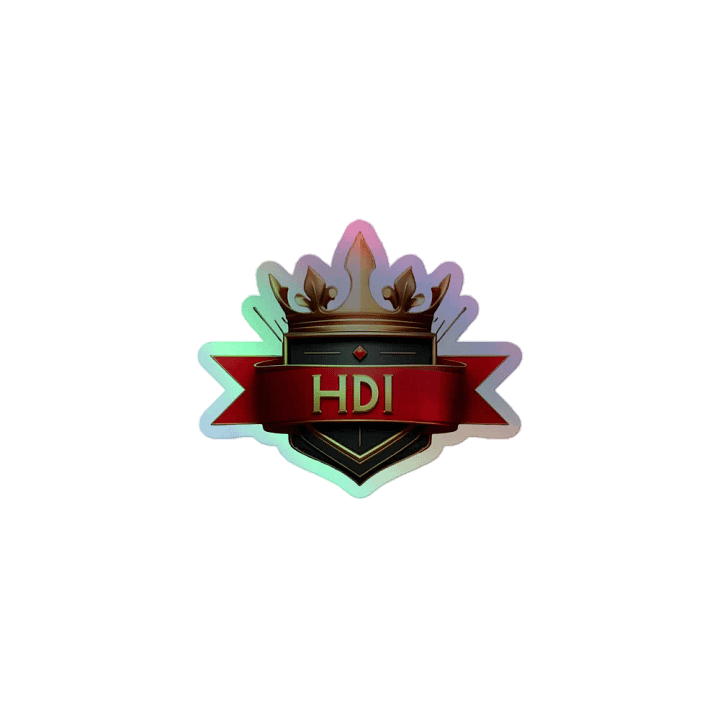 HDI Logo - Holographic Sticker product image (1)