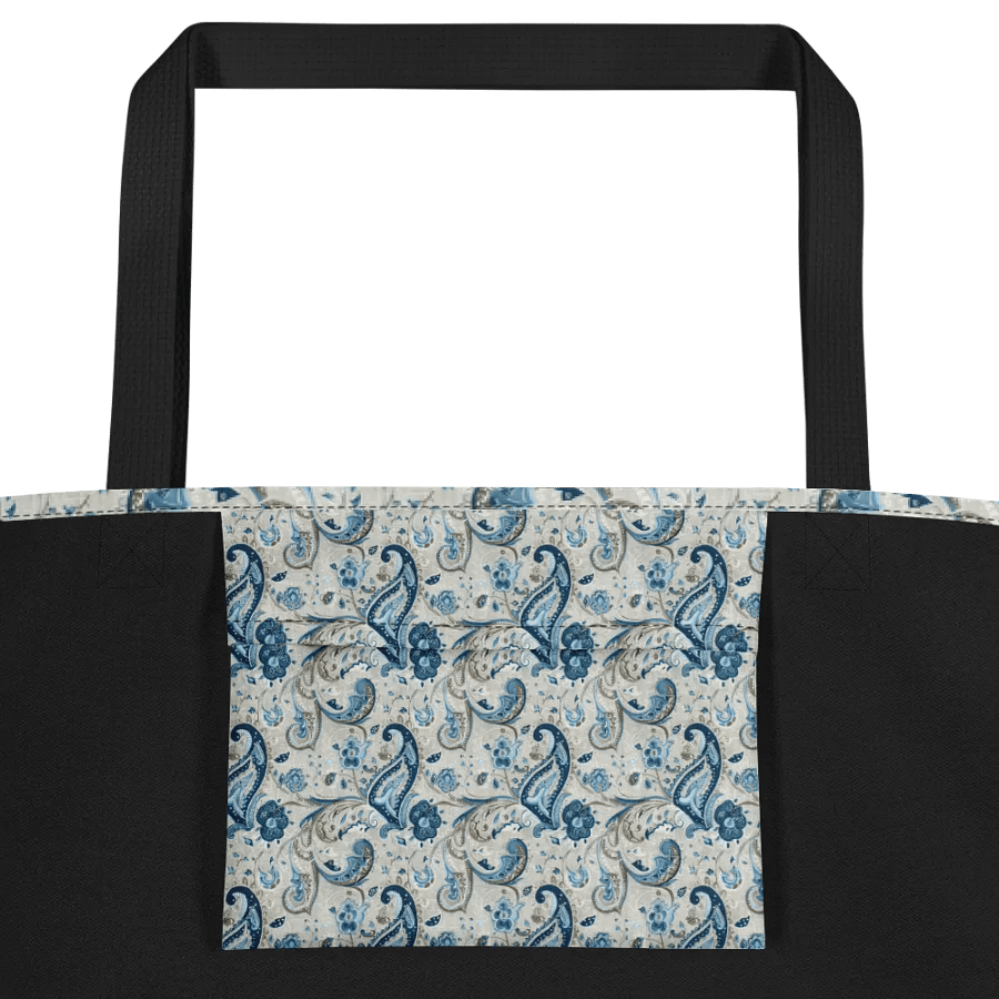 Blue Serenade Paisley Tote Bag product image (4)