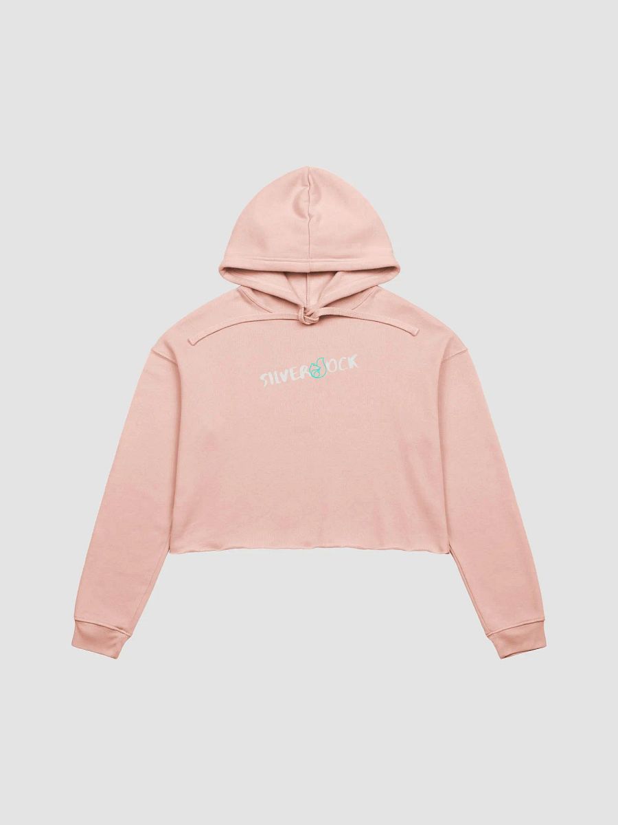 Womens Silver*ock Crop Top Hoodie product image (1)