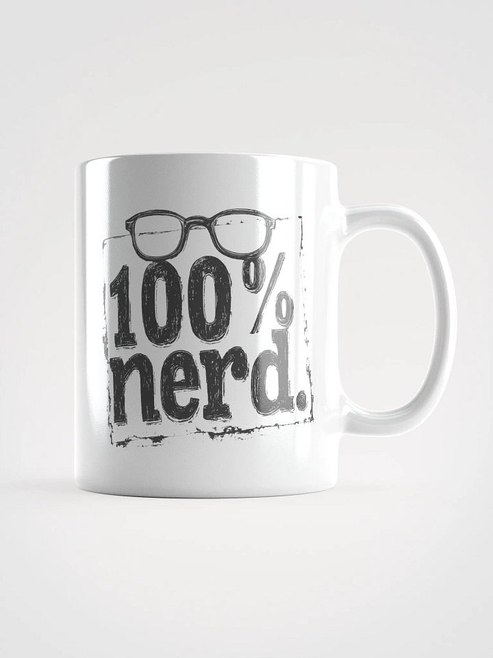 "100% Nerd." With Border. Coffee Mug product image (1)