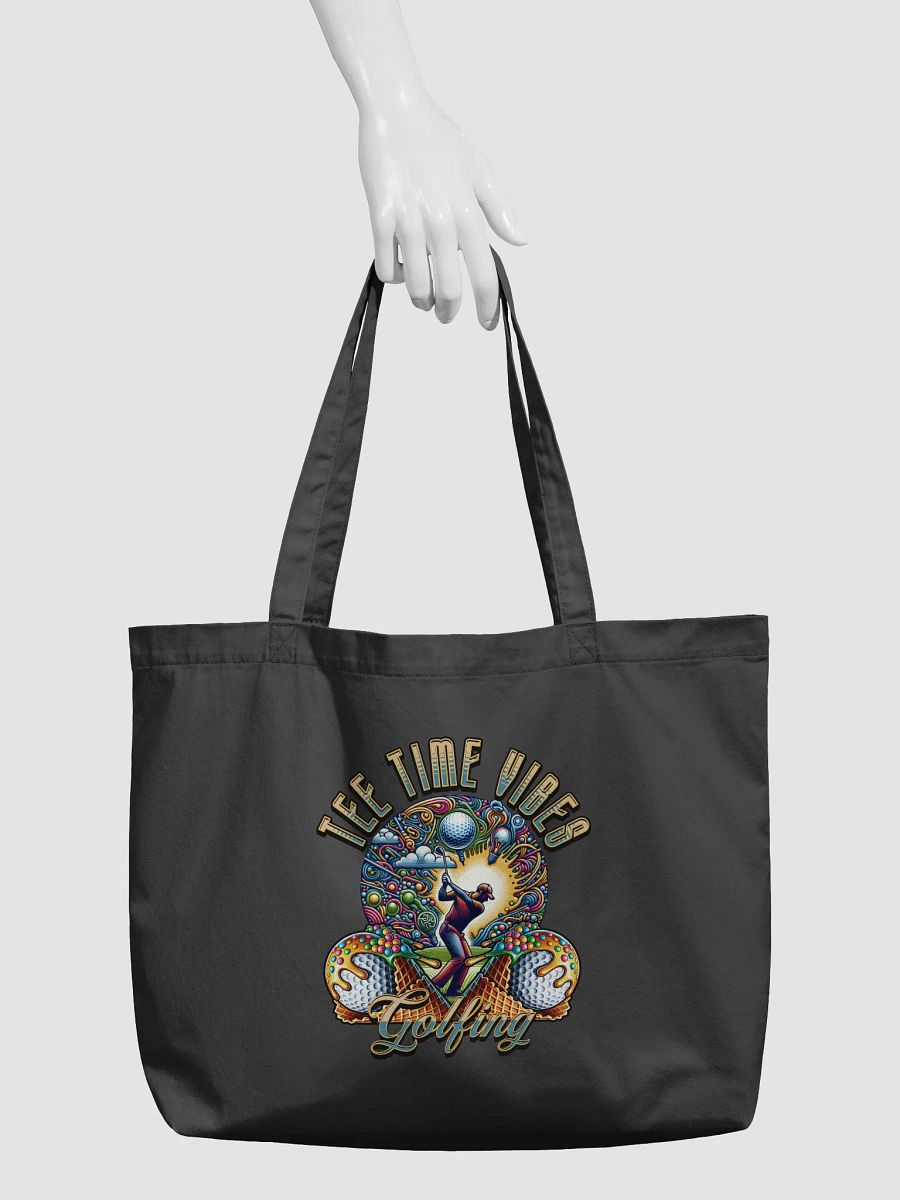 Tee Time Vibes Golfing Swing into Style Tote Bag product image (3)
