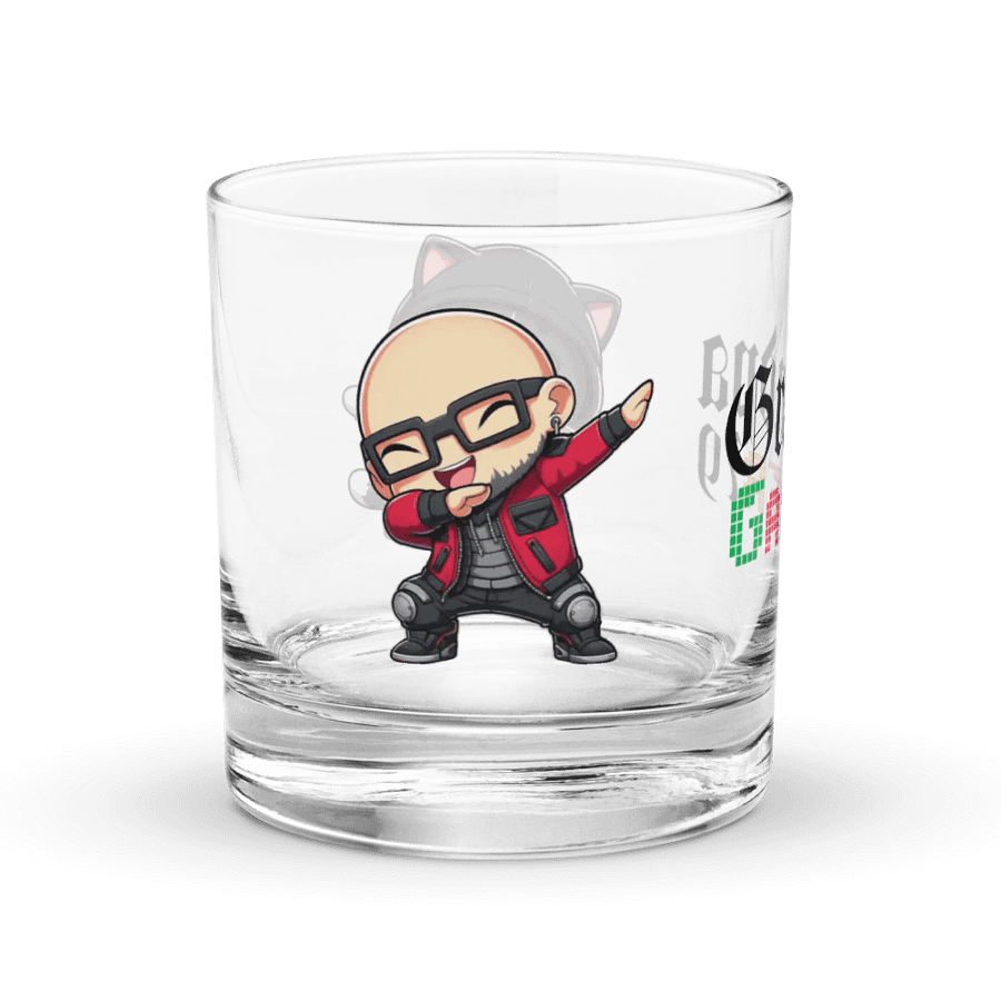 BFF's Dabbing Duo Rocks Glass product image (3)