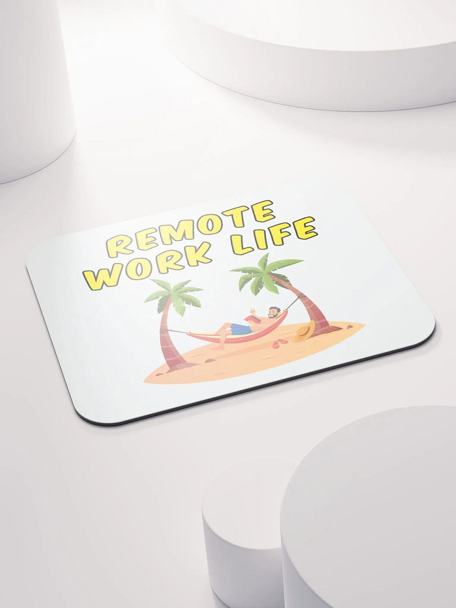 Remote Work Life Mousepad product image (4)