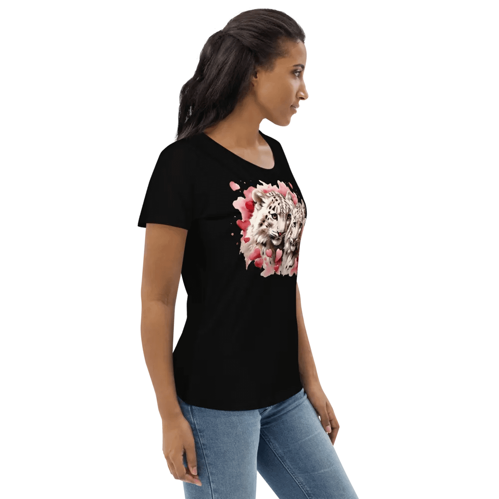 Snow Leopard Serenity Women's Fitted Tee product image (4)