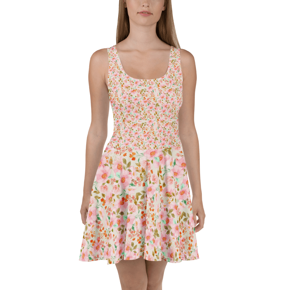 Pink Roses Skater Dress product image (2)