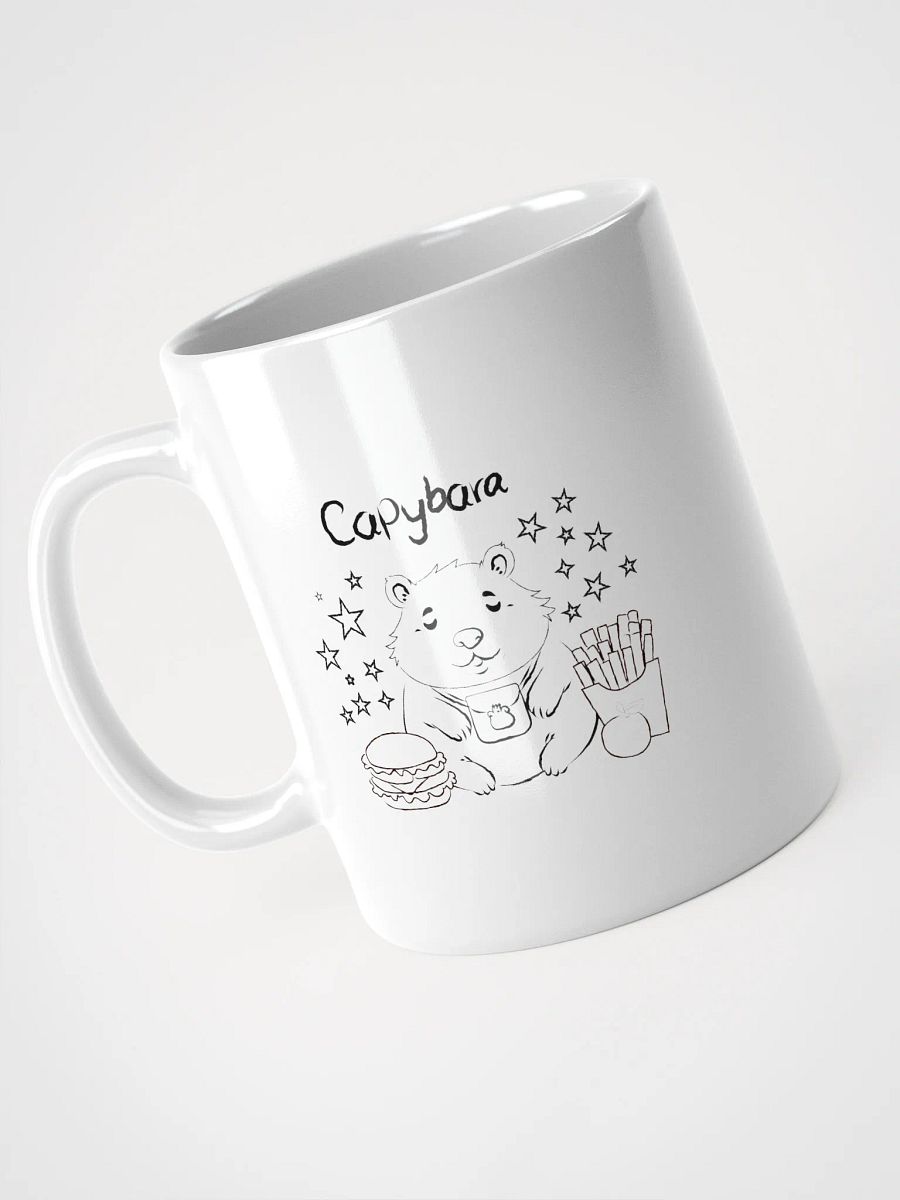 Capybara's Lunch Break Ceramic Mug product image (8)