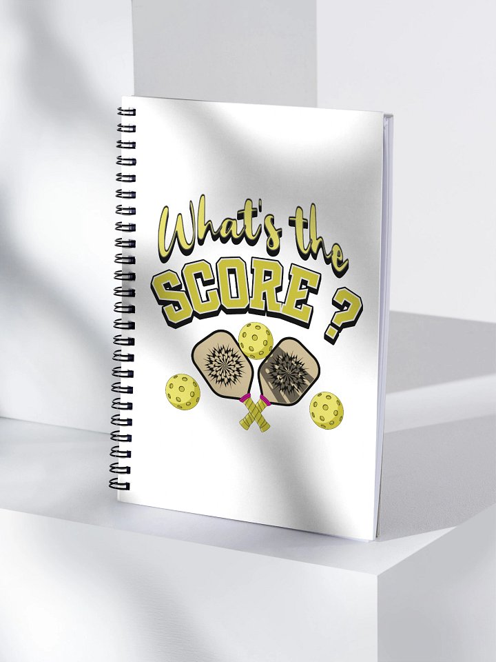 Whats The Score Pickleball Spiral Notebook product image (1)