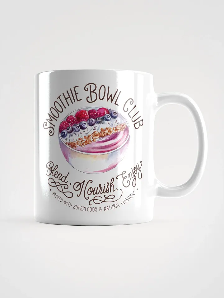 Smoothie Bowl Club White Glossy Mug product image (1)