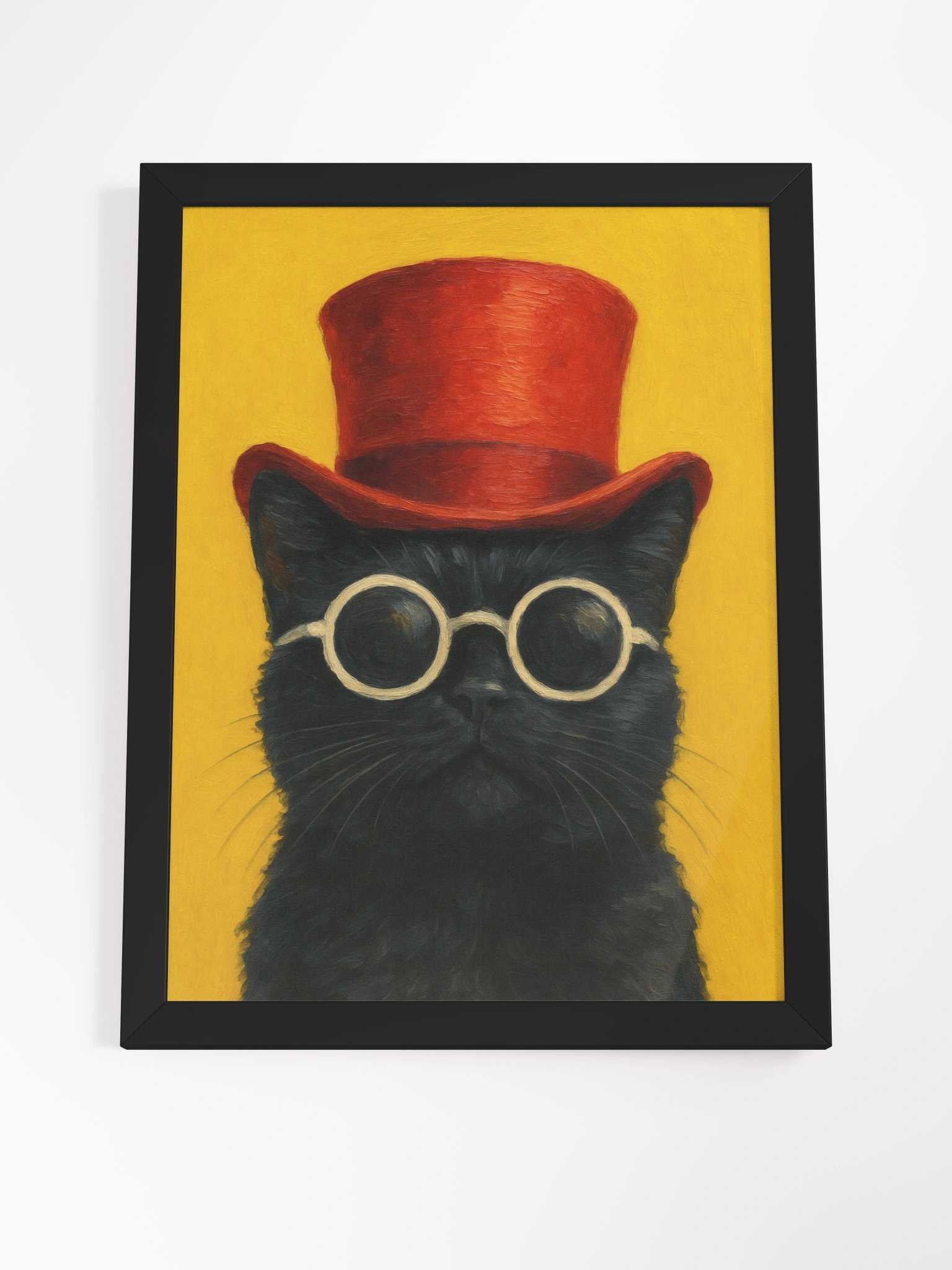 Framed Print - Top Hat Cat 'Professor Whiskers' product image (4)