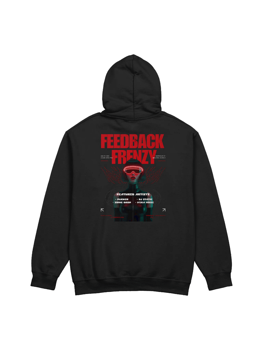 Feedback Frenzy Cyberpunk Hoodie product image (2)