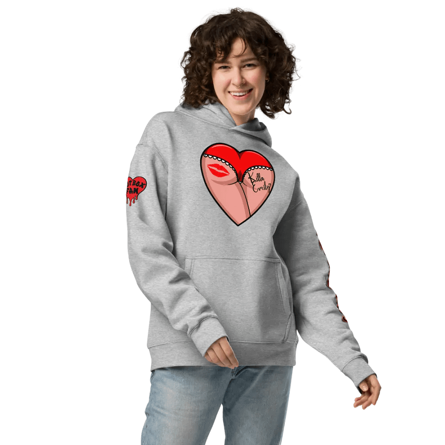 UNISEX HOT BOX FAM KILLA_EMILY RED HEART BUTT LOGO product image (33)