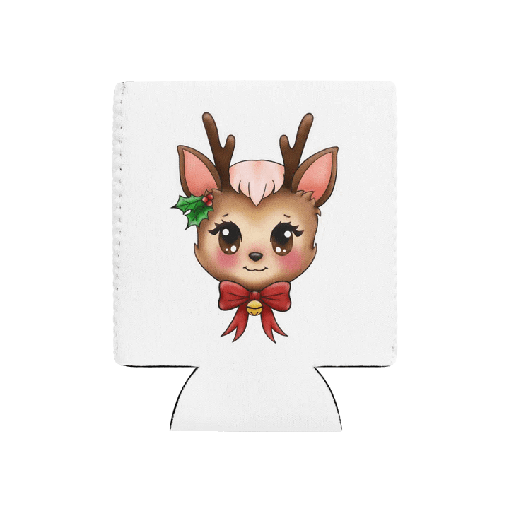Christmas Deer Stubby Cooler product image (1)