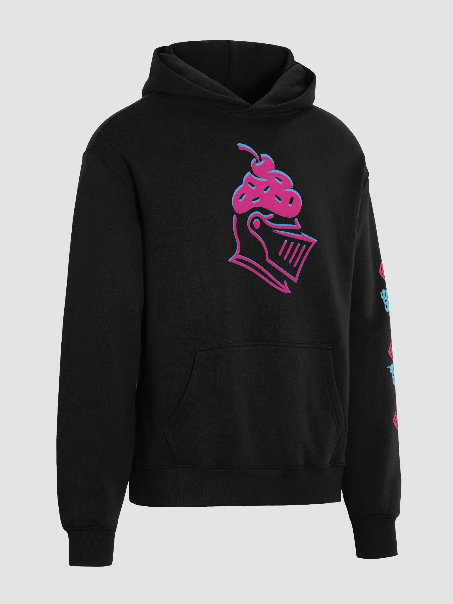 Cupcake Knight Illustrated Hoodie product image (4)
